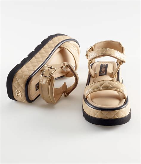 chanel sandaletten|chanel sandals official website.